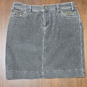 Stylish Gray Denim Skirt